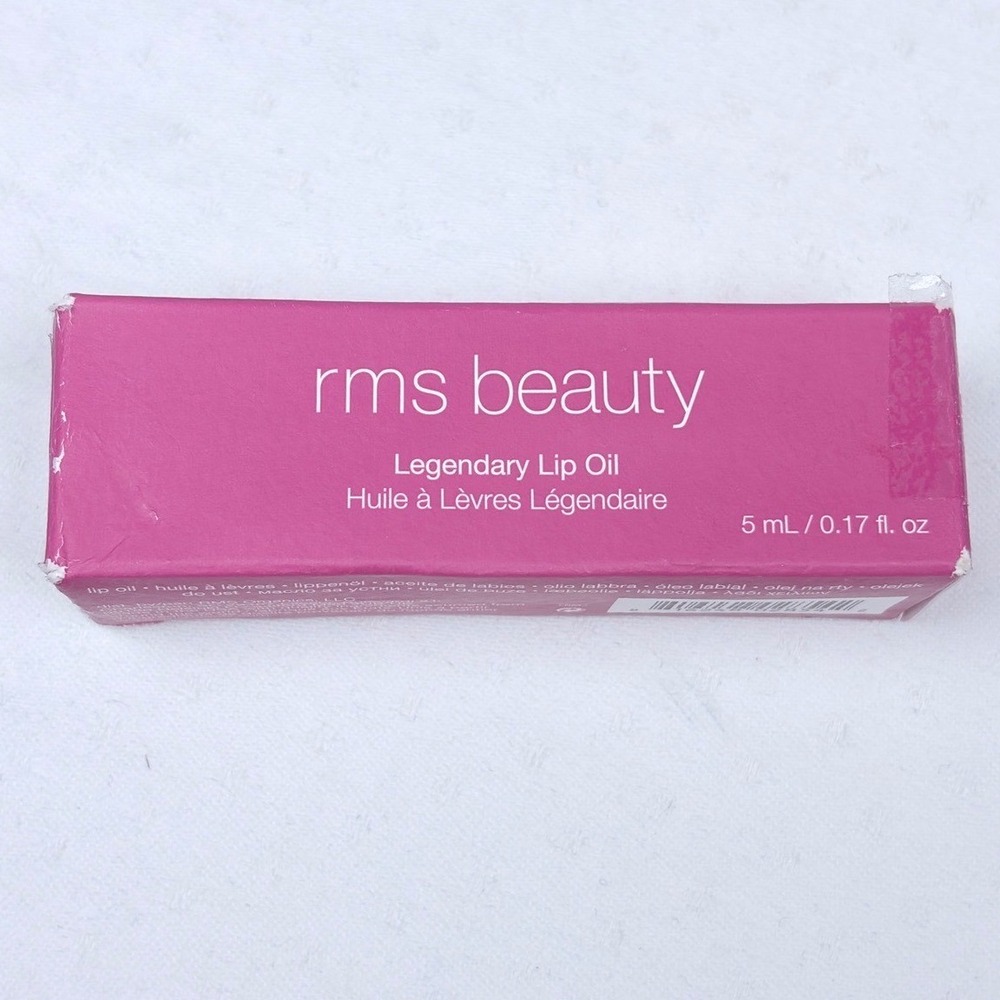 RMS Beauty Legendary Lip Oil Alessandra Pink 0.17oz New Sealed Box